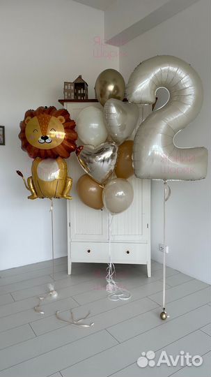 Воздушные гелиевые шары цифры