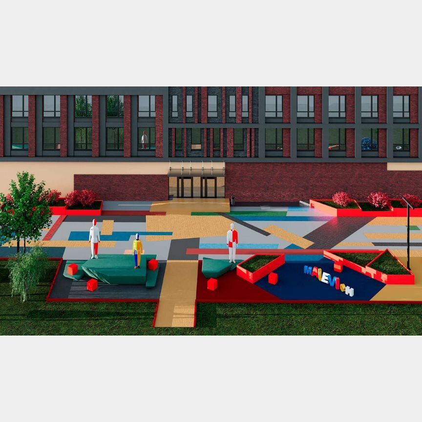 3-к. апартаменты, 61,1 м², 5/28 эт.