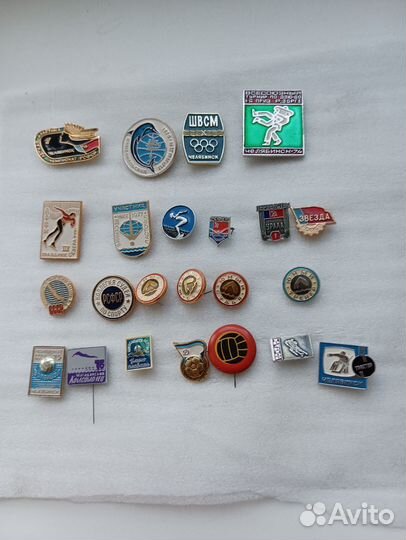 Спортивные значки времён СССР