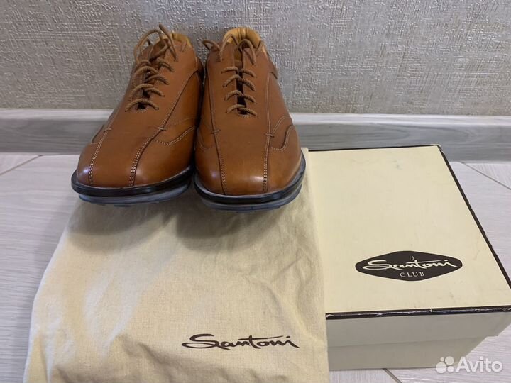 Кроссовки santoni новые оригинал