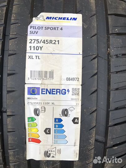 Michelin Pilot Sport 4 SUV 275/45 R21 110Y