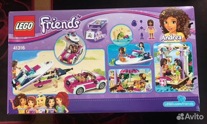 Набор lego Friends 41316 Скоростной катер Андреа