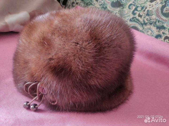 Шапка норковая женская