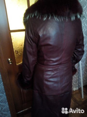 Кожаный плащ женский натуральная кожа