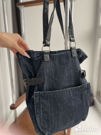 Сумка джинсовая