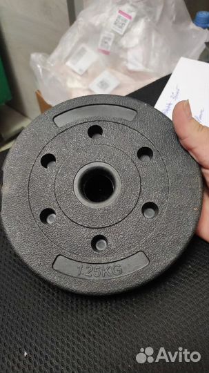 Гантели разборные обрезиненные