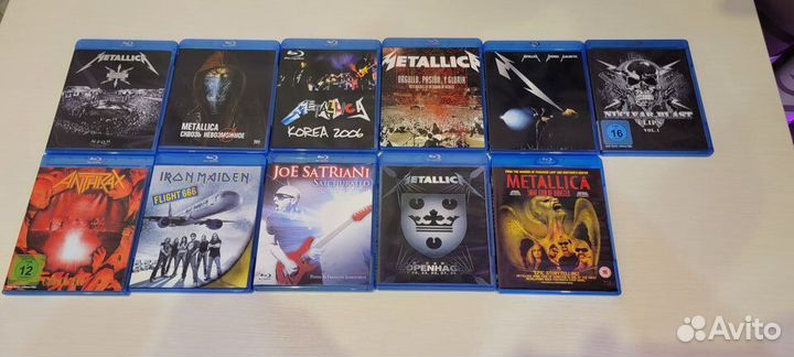 Концерты рок и металл испонителей на Blu-ray