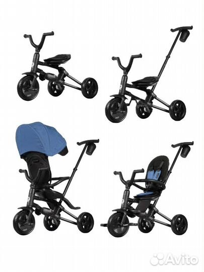 Велосипед-коляска складной 6в1 nova niello Q-play