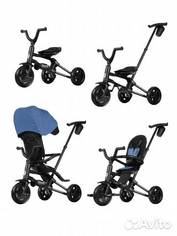 Велосипед-коляска складной 6в1 nova niello Q-play