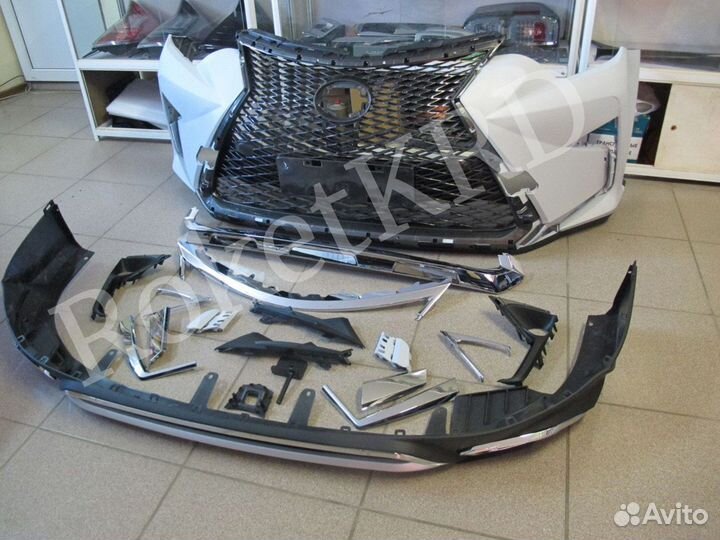 Рестайлинг Обвес Toyota RAV4 стиль Lexus