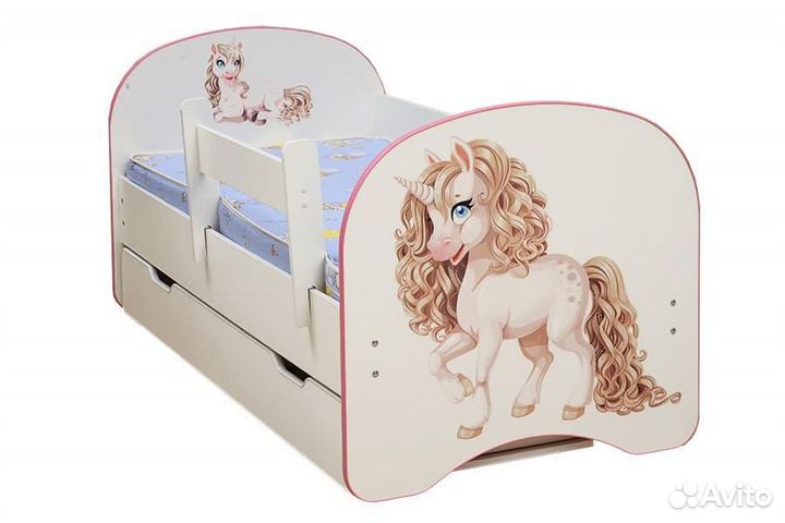 Кроватка детская от 3 лет для девочек в наличии