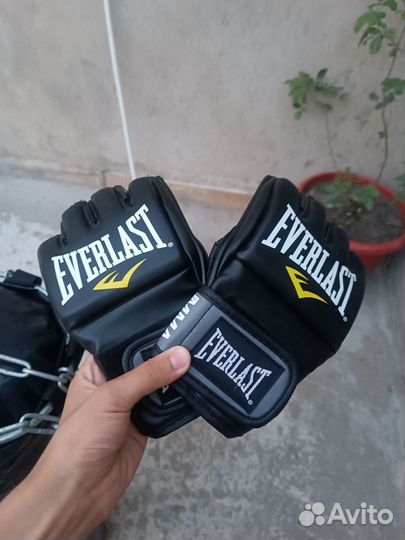 Груша demix и проф перчатки everlast