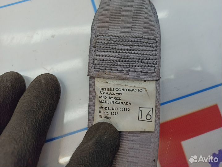 Ремень безопасности задний левый Toyota Tundra (XK