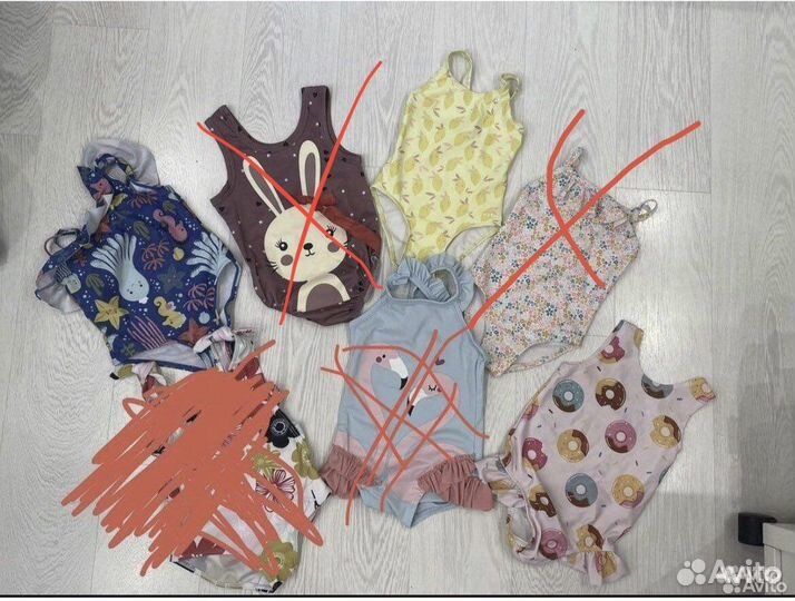 Купальник для девочки 86 92