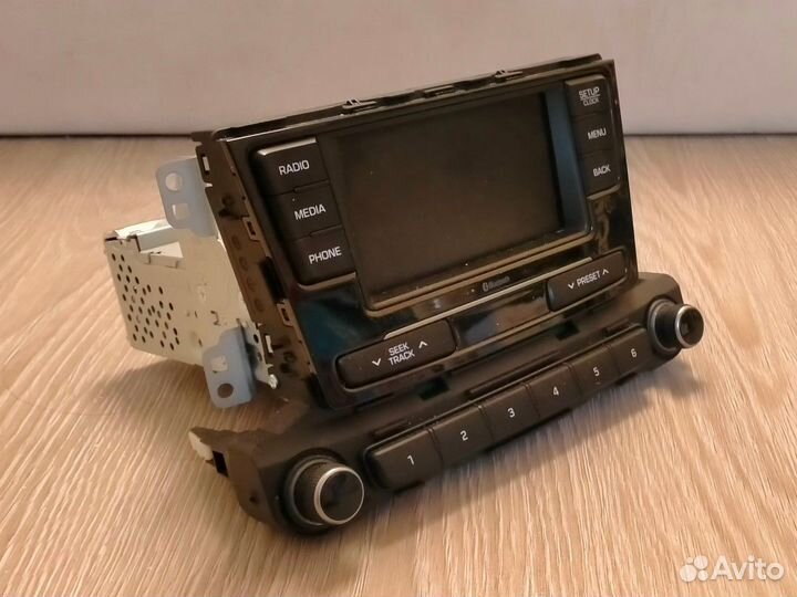 Магнитола на Хёндэ Солярис 2 с bluetooth Оригинал
