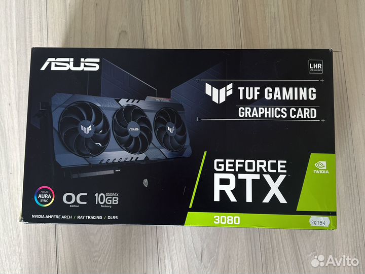 Видеокарта asus tuf gaming rtx 3080
