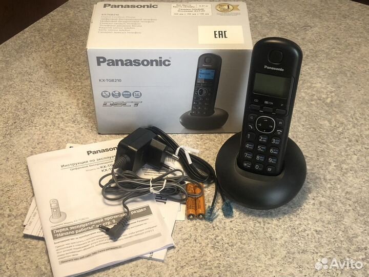 Телефон dect Panasonic KX-TGB210