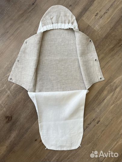 Конверт летний для грудничков лен Турция новый