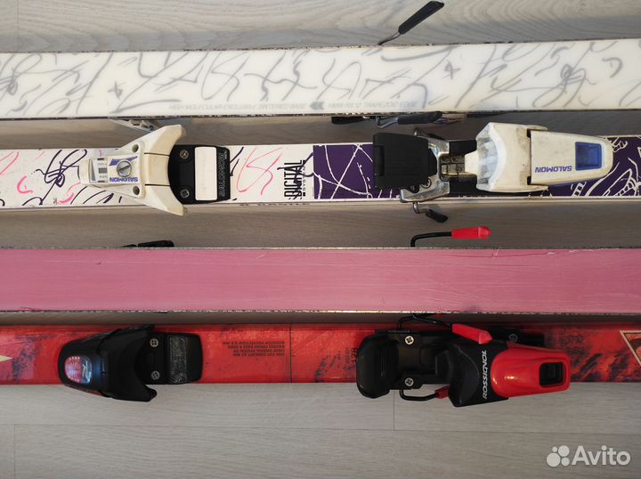 Горные лыжи 180 и 178 см