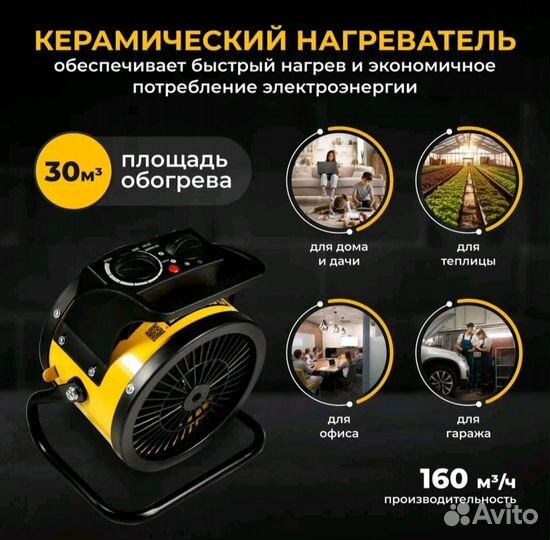 Пушка тепловая. новая