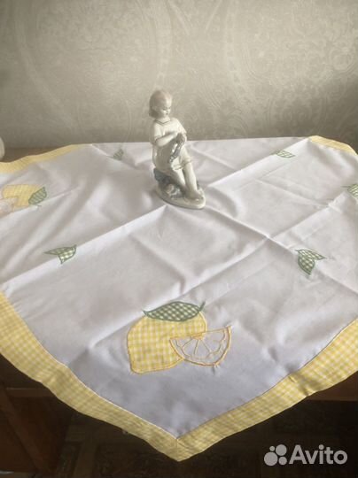 Скатерть винтаж антиквариат салфетки