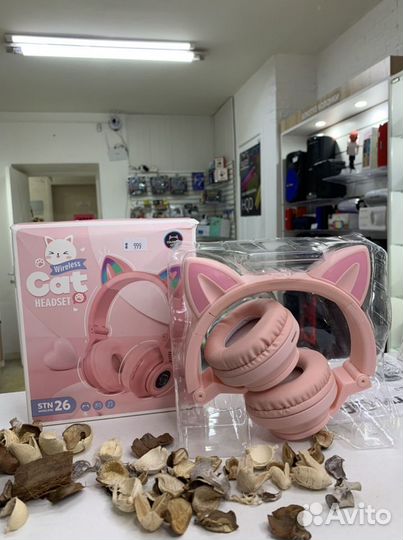 Детские наушники Cat (новые, гарантия)