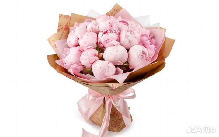 Букет из пионов 15 21 25 31 с доставкой