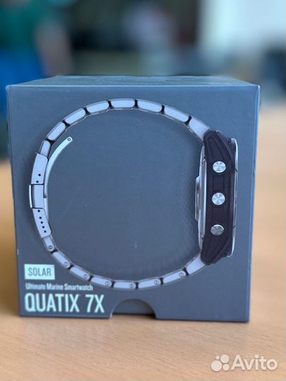 Garmin Quatix 7x sapphire solar titanium / море