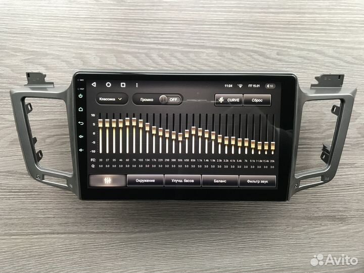 Магнитола Toyota RAV4 с круговым обзором 360