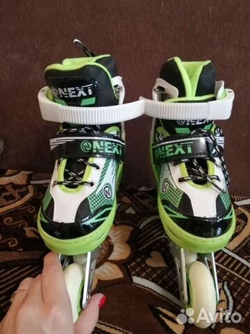 Роликовые коньки детские раздвижные