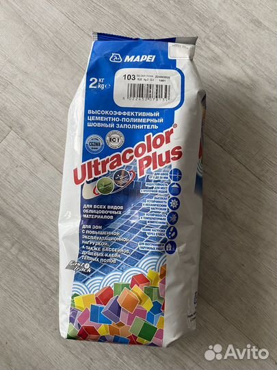 Шовный заполнитель Mapei 103 белая луна затирка