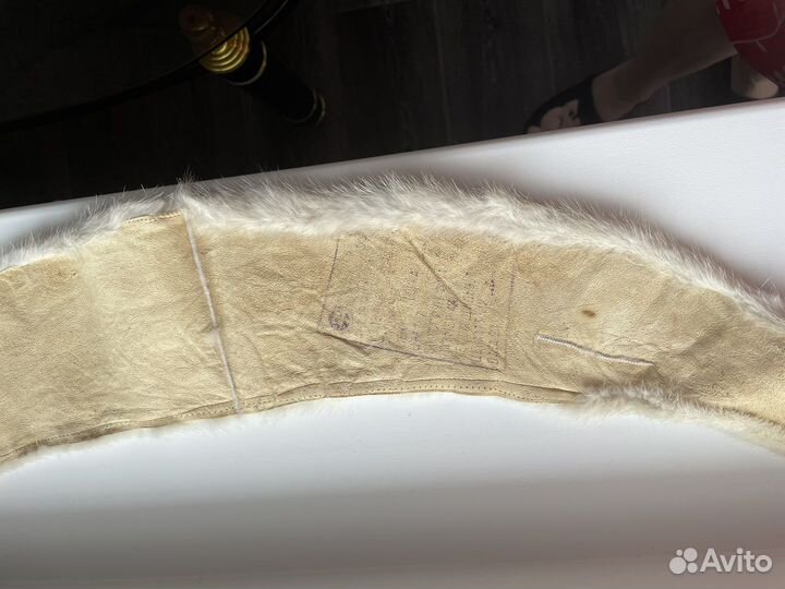 Воротник из меха норки