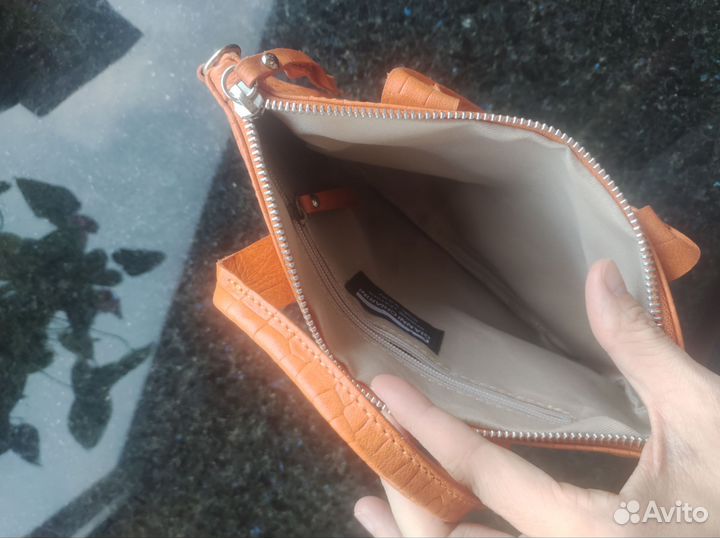 Сумка-клатч gianni chiarini натуральная кожа новая