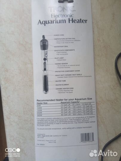 Нагреватель для аквариума 200W
