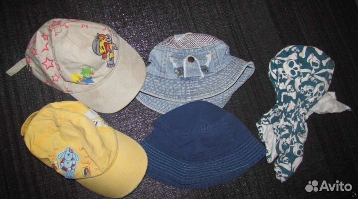 Летние кепки панамы мальчику 1-5л пакет
