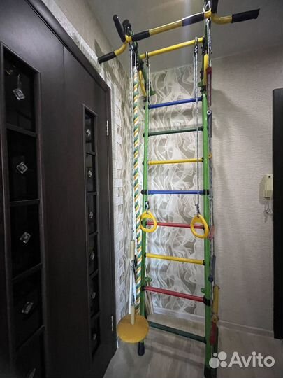 Детская шведская стенка + мягкий пол