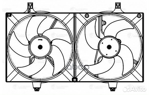 Вентилятор радиатора nissan almera N16/primera