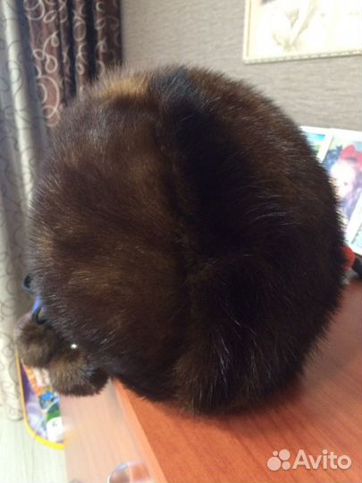 Шапка норковая женская бу