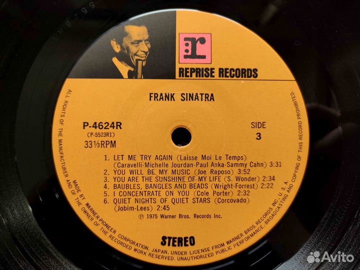 Frank Sinatra – Reprise – Japan 1979 OBI №1