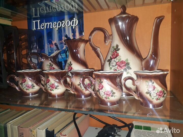 Кофейный сервиз СССР рига новый