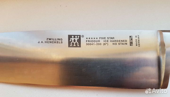 Поварской нож Zwilling Five Star лезвие 20 см