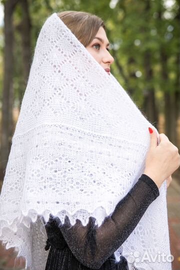 Женский пуховой платок/шаль