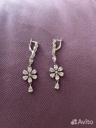 Серьги серебро 925
