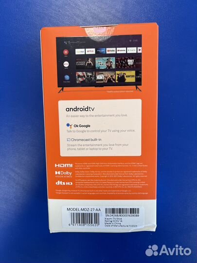 Тв приставка Xiaomi Mi TV Stick 4K