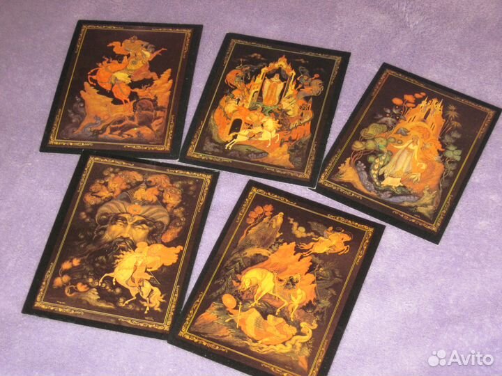 Карманные календари Гжель, Палех, Федоскино,Мстера