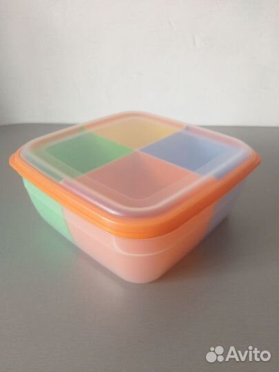 Контейнер квадратный с секциями 2.2л