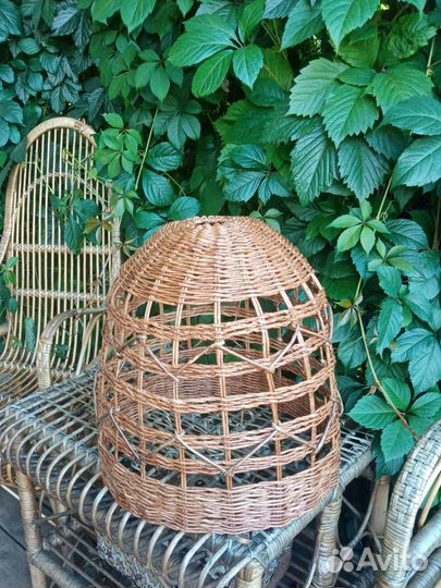 Плетенный абажур