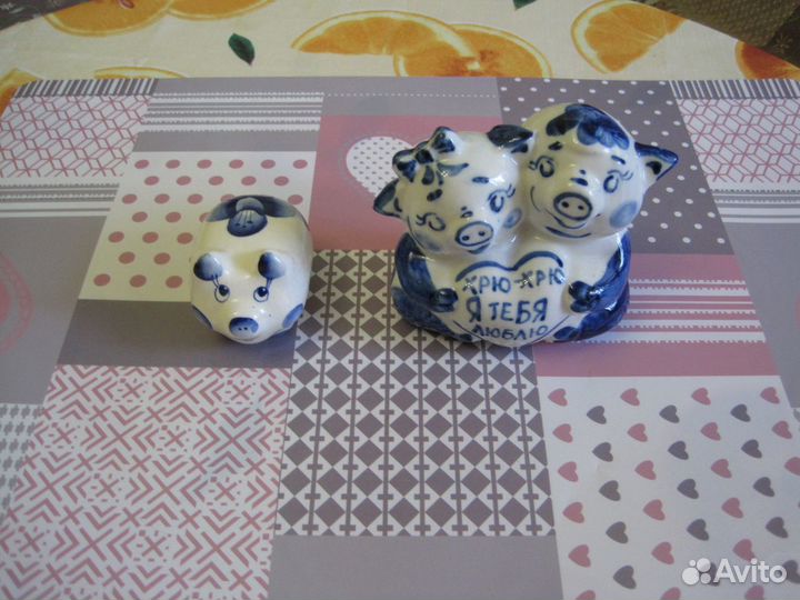 Фигурки гжель 2 шт