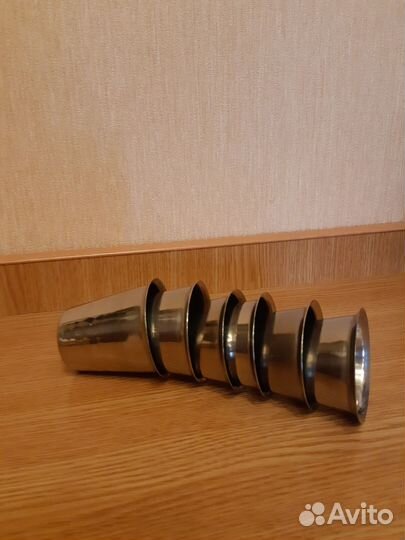 Походный набор стопок из нержавейки (6 по 100 мл.)