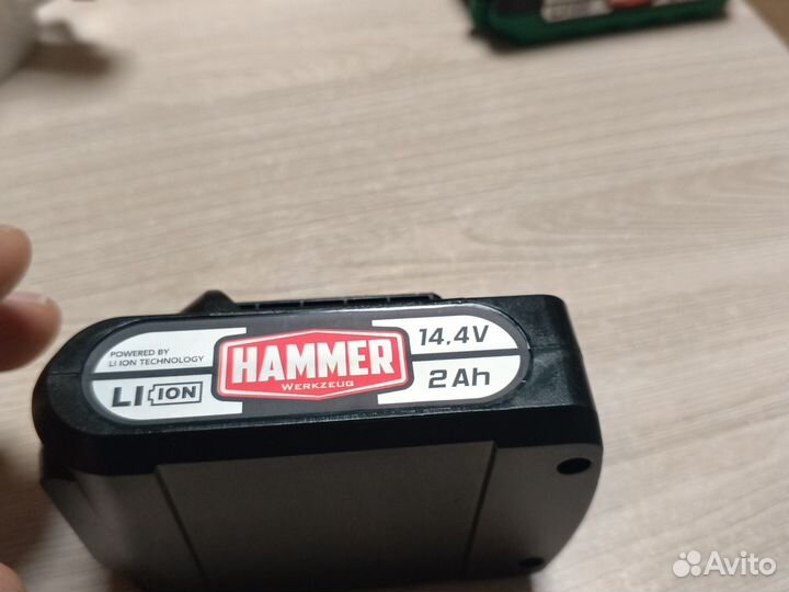 Аккумулятор для Hammer ACD14BS. 14.4 Вольта. 2Ач